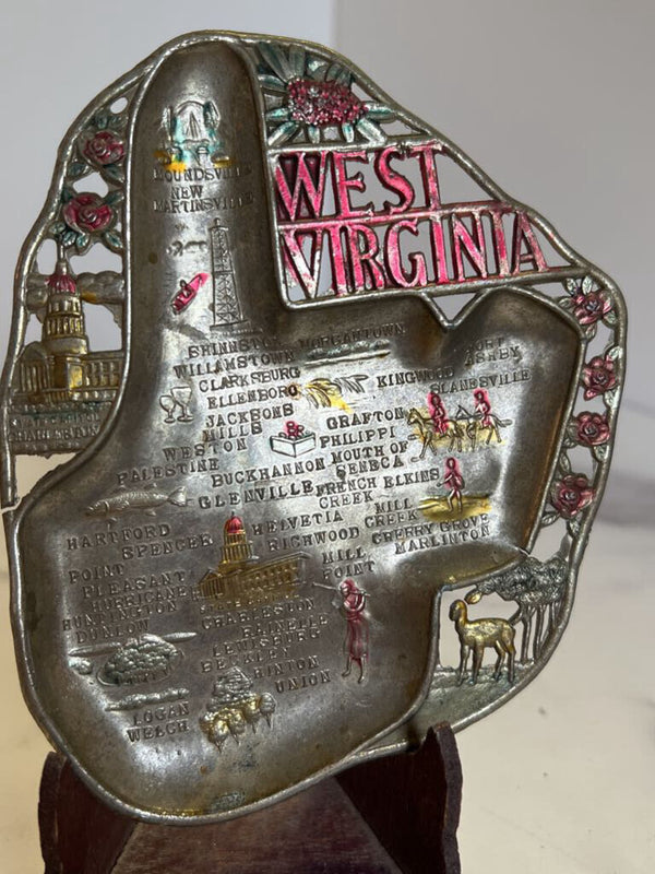 West Virginia Metal Dish