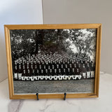 antique boy's uniform class photo