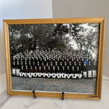 antique boy's uniform class photo