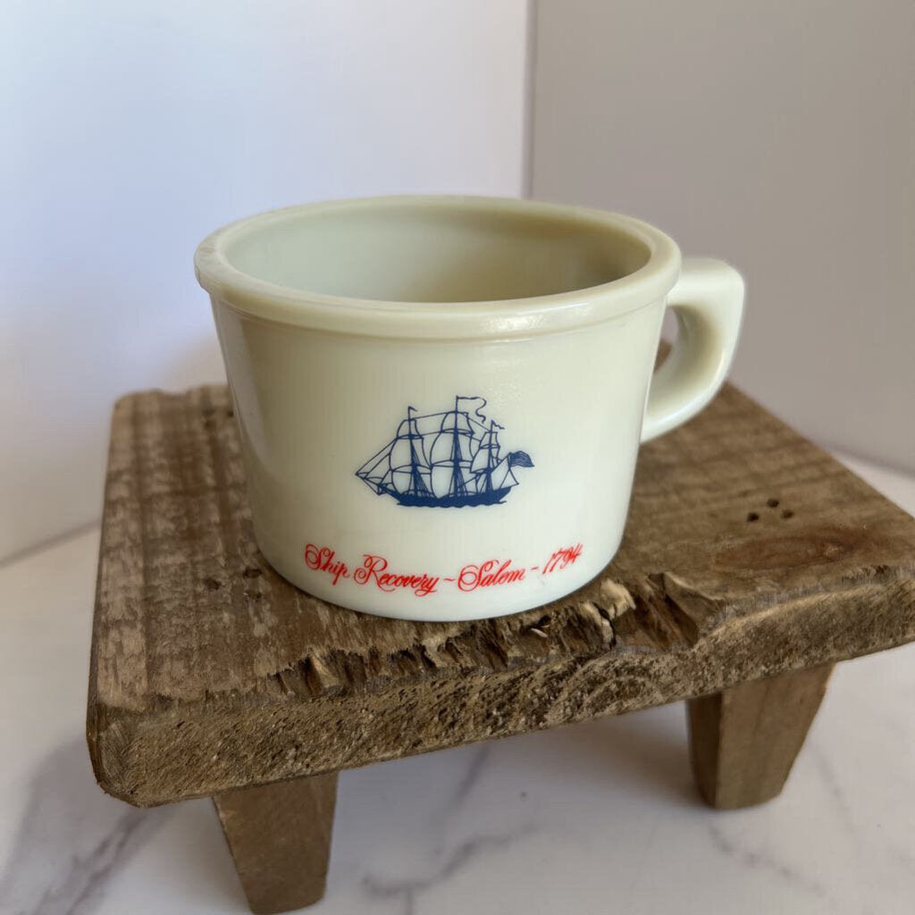 antique ship shave mug