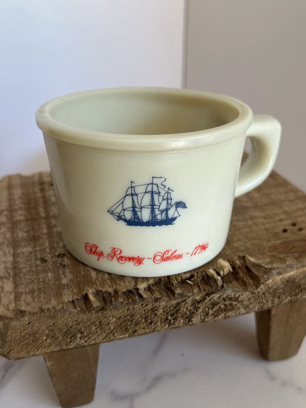 antique ship shave mug
