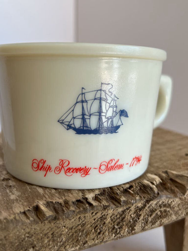 antique ship shave mug