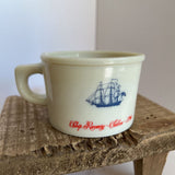 antique ship shave mug