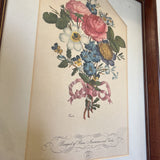 bouquet bundle art in vintage frame