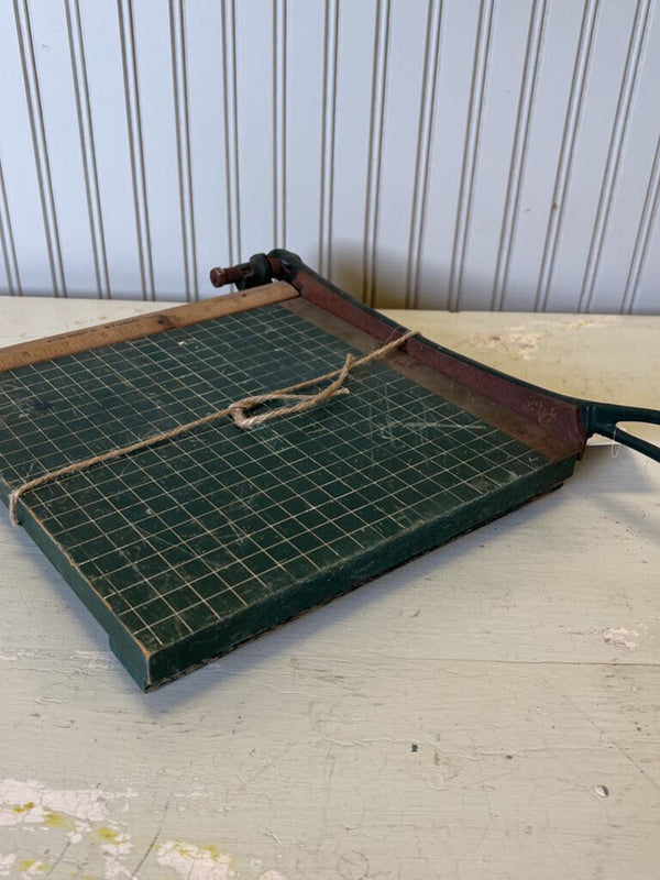 vintage paper cutter