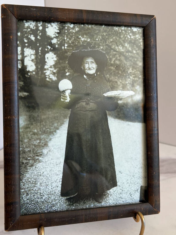 black and white witchy woman photo