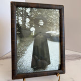 black and white witchy woman photo