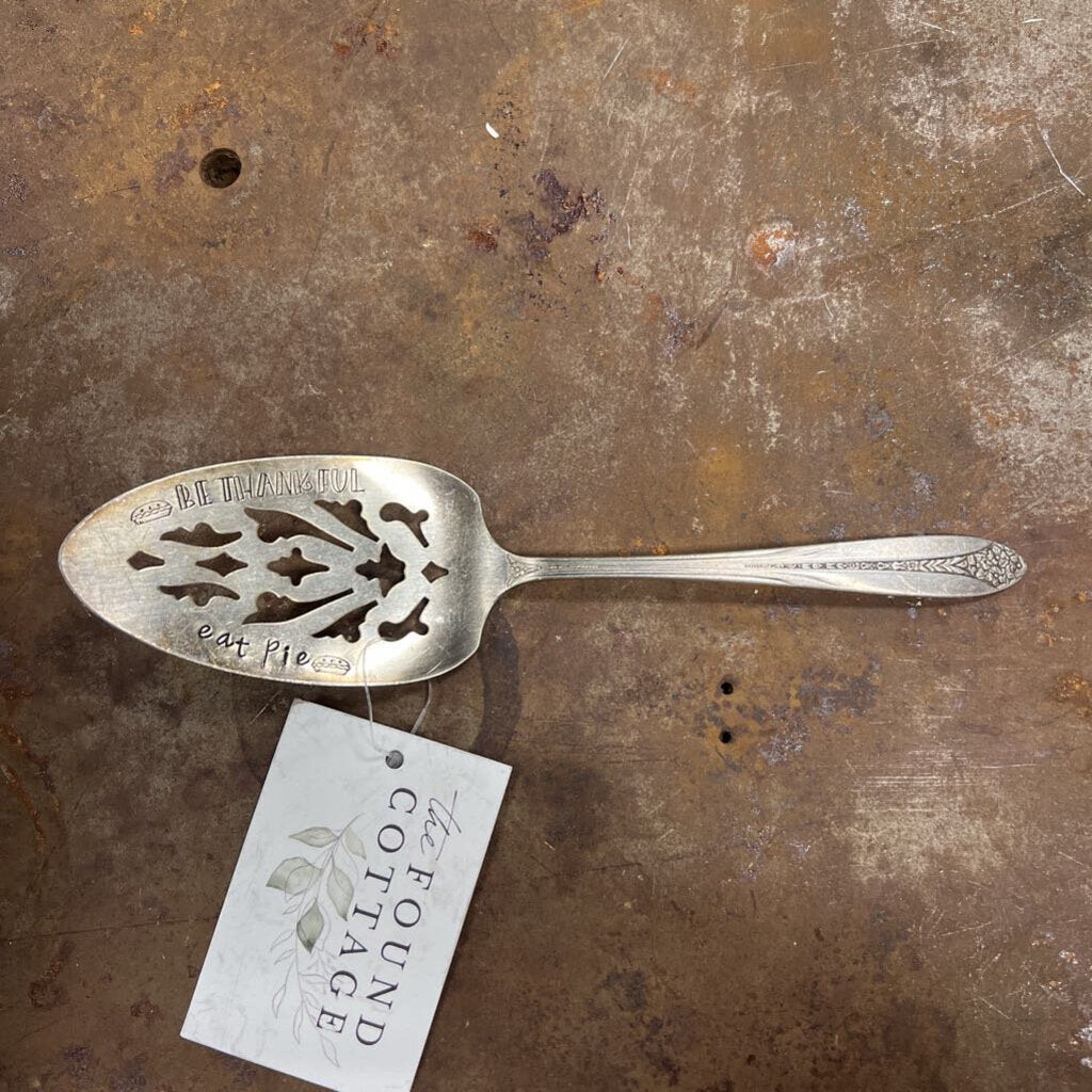 Vintage Stamped Pie Server Style 2