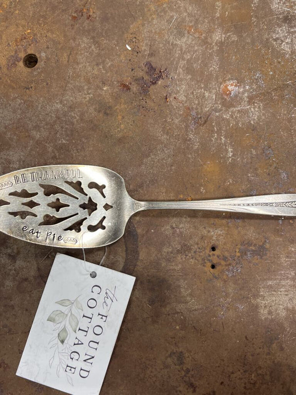 Vintage Stamped Pie Server Style 2
