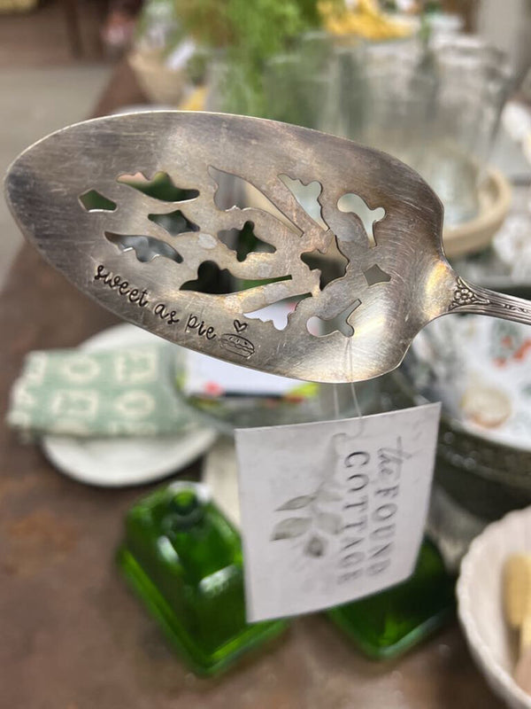 Vintage Stamped Pie Server Style 3