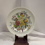 Vintage Ironstone Floral Dish
