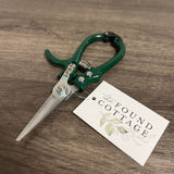 Dark Green 6-3/4"L Carbon Steel Garden Pruning Shear