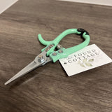 Mint Green 6-3/4"L Carbon Steel Garden Pruning Shear