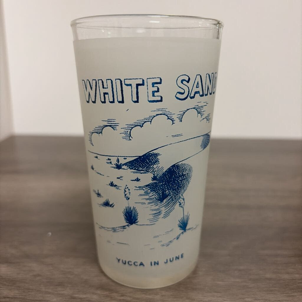 White Sands, New Mexico Souvenir Glass