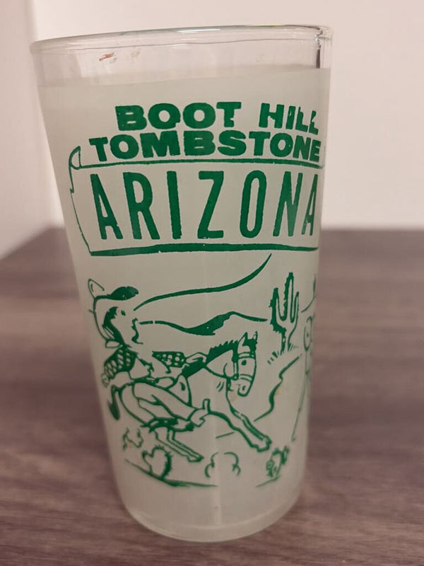 Tombstone Arizona Souvenir Glass