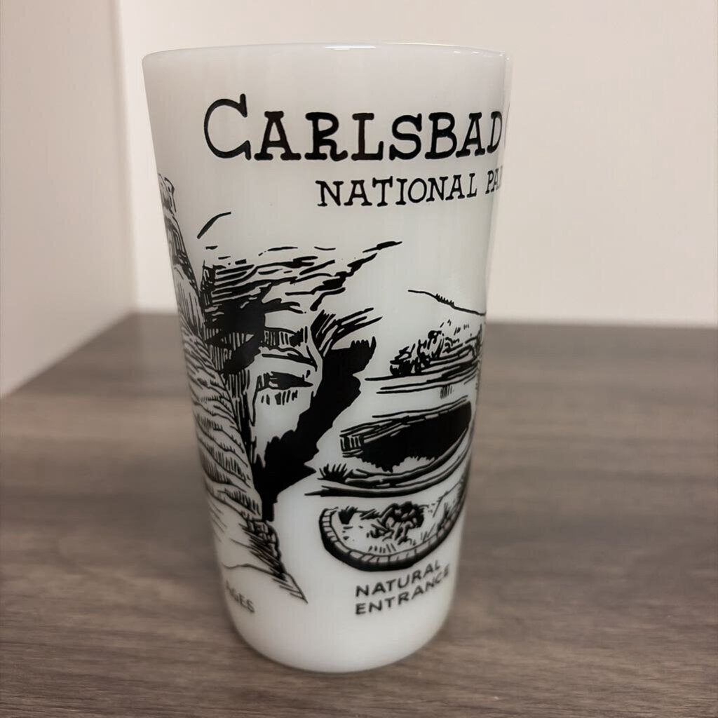 Carlsbad Caverns Souvenir Glass