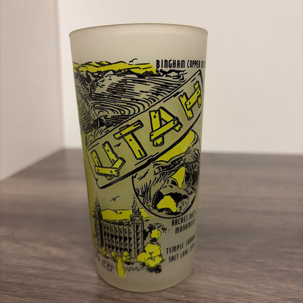 Utah Souvenir Glass