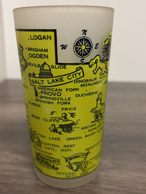Utah Souvenir Glass