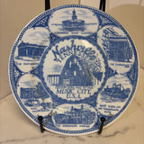 Nashville, Tennessee Blue Transferware plate