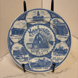 Nashville, Tennessee Blue Transferware plate