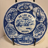 The Lost Sea, Tennessee Blue Transferware Plate