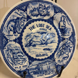 The Lost Sea, Tennessee Blue Transferware Plate