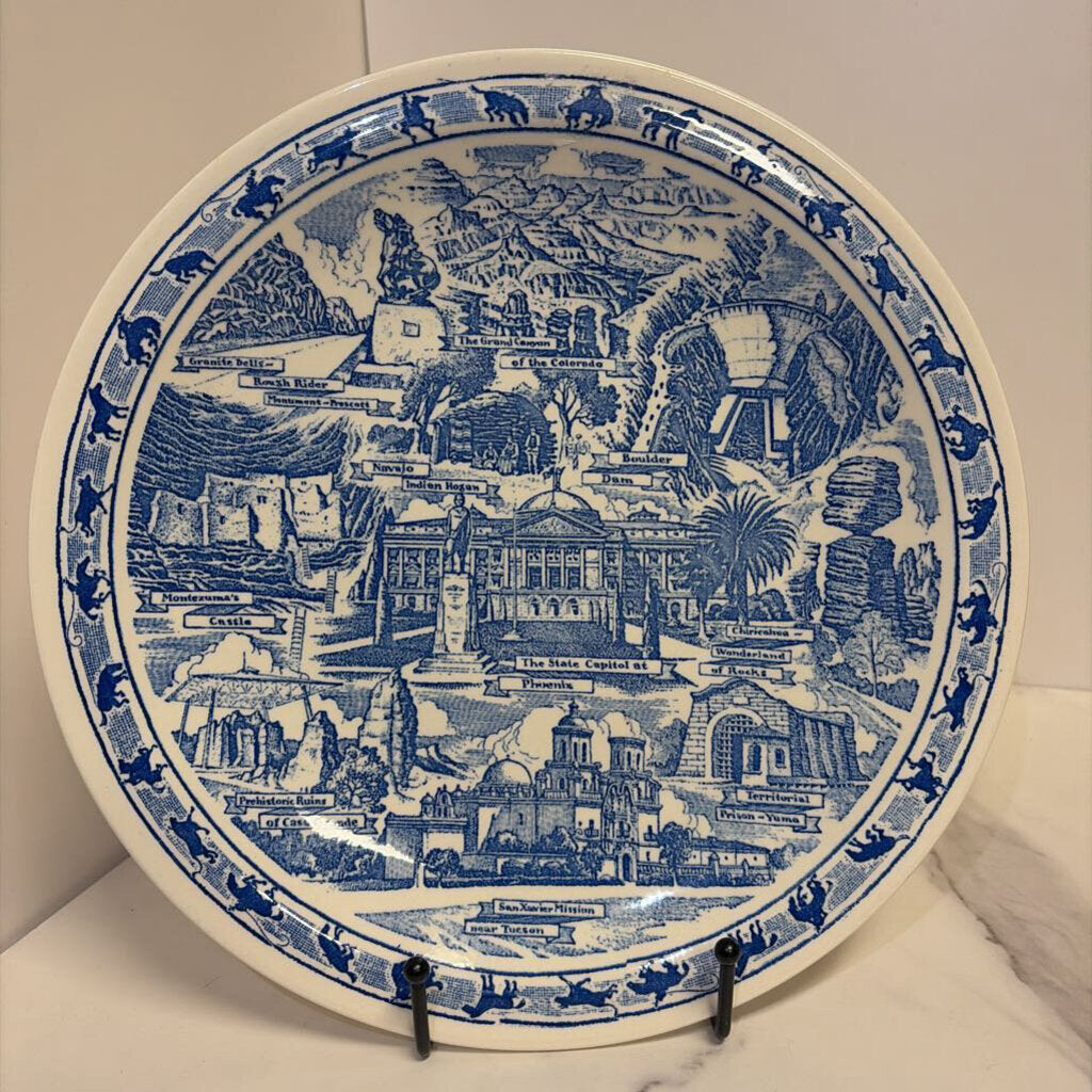 Arizona Transferware Souviner Plate