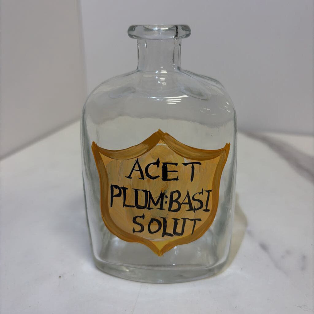 painted apothecary bottle (ACET)