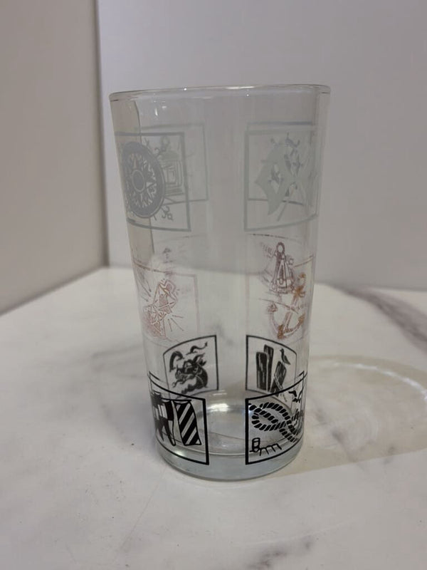 tall boat theme glass
