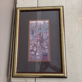 Vertical hunt scene - Chestnut Horse