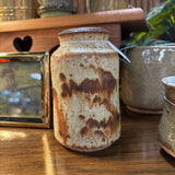 #483 Handmade Pottery Bottle 4.5" Tall