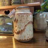 #483 Handmade Pottery Bottle 4.5" Tall
