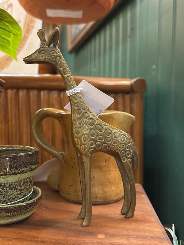 #484 Brass Giraffe