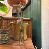 #484 Brass Giraffe