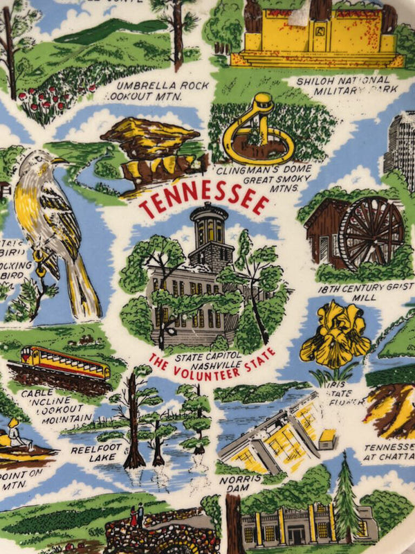Tennessee Souvenir Plate