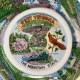 West Virginia Souvenir Plate