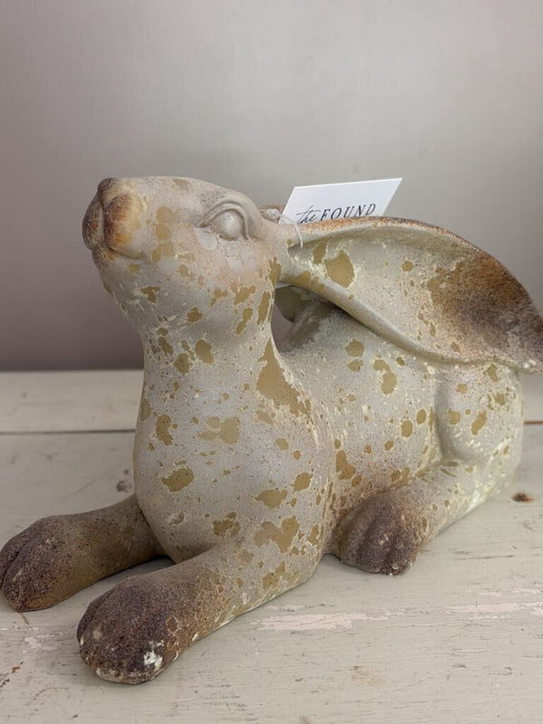 laying distressed bunny