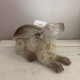 laying distressed bunny
