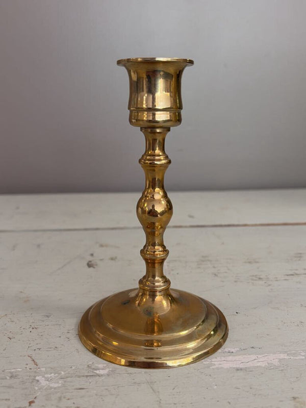 5.5" vintage brass candlestick