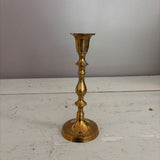 7" vintage brass candlestick