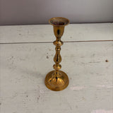 7" vintage brass candlestick