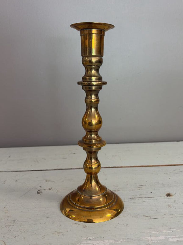 9.5" vintage brass candlestick