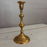 10" vintage brass candlestick