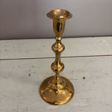 10" vintage brass candlestick