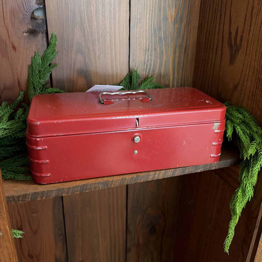 red metal box