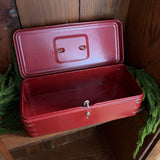 red metal box