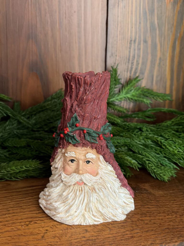 short santa candlestick