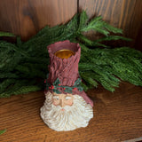 short santa candlestick