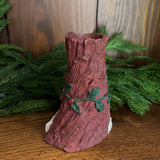 short santa candlestick