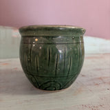 vintage green planter